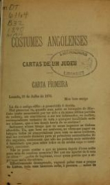 Cover of Costumes angolenses