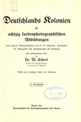 Cover of Deutschlands Kolonien in achtzig farbenphotographischen Abbildungen