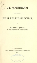 Cover of Die Farbenlehre im hinblick auf Kunst und Kunstgewerbe