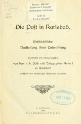 Cover of Die Post in Karlsbad