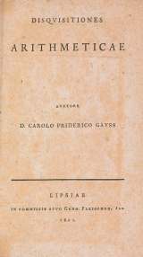 Cover of Disquisitiones arithmeticae