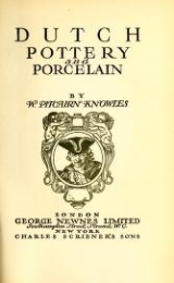 Cover of Dutch pottery and porcelain