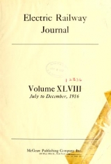 Cover of Electric railway journal