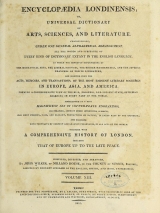 Cover of Encyclopaedia londinensis, or, Universal dictionary of arts, sciences, and literature v.13 (1815)