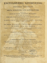 Cover of Encyclopaedia londinensis, or, Universal dictionary of arts, sciences, and literature v.3 (1810)