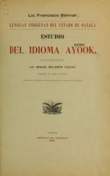 Cover of Estudio del idioma ayook
