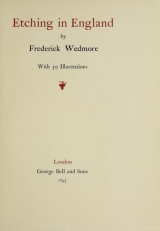 Cover of Etching in England