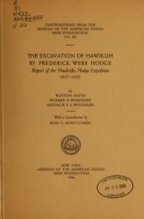 Cover of The Excavation of Hawikuh by Frederick Webb Hodge
