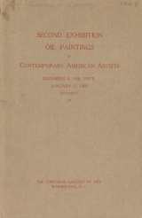 Cover of Exhibition of Contemporary American Oil Paintings