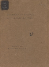 Cover of Exhibition of etchings