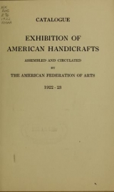 Cover of Exhibition of American handicrafts