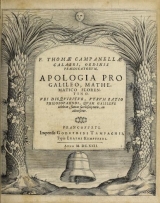 Cover of F. Thomæ Campanellæ ... Apologia pro Galileo