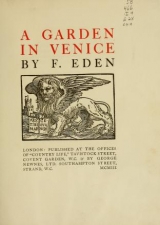 Cover of A garden in Venice
