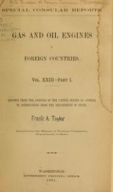 Cover of Gas and oil engines in foreign countries