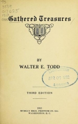 Cover of Gathered treasures