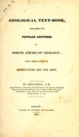 Cover of Geological text-book, prepared for popular lectures on North American geology with applications to agriculture and the arts