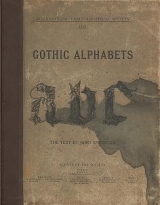 Cover of Gothic alphabets