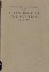 Cover of A handbook of the Egyptian rooms, with illustrations