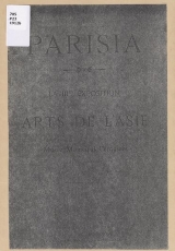 Cover of La IIIme exposition des arts de l'Asie au Musée municipal Cernuschi