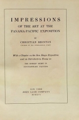 Cover of Impressions of the art at the Panama-Pacific Exposition