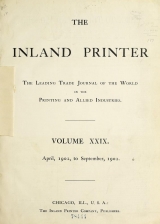 Cover of The Inland printer