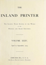 Cover of The Inland printer