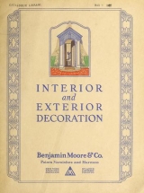 Cover of Interior and exterior decoratio