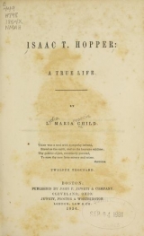 Cover of Isaac T. Hopper