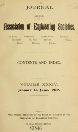 Cover of Journal of the Association of Engineering Societies