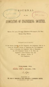 Cover of Journal of the Association of Engineering Societies
