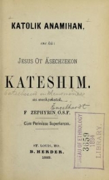 Cover of Katolik anamïhan, ene kä: Jesus ot Äsechzekon kateshim