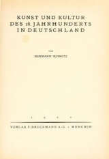 Cover of Kunst und Kultur des 18. Jahrhunderts in Deutschland