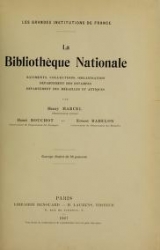 Cover of La Bibliothèque nationale