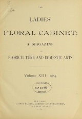 Cover of The ladies' floral cabinet