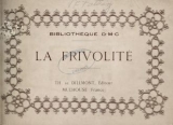 Cover of La Frivolité