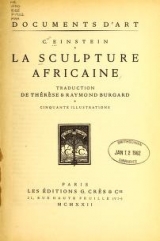 Cover of La sculpture africaine