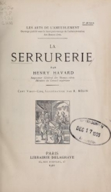 Cover of La serrurerie