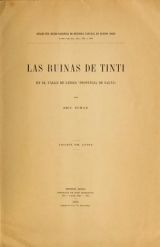 Cover of Las ruinas de Tinti en el valle de Lerma (provincia de Salta)