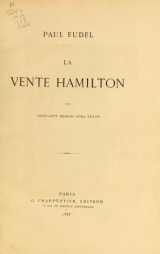 Cover of La vente Hamilton