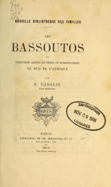 Cover of Les Bassoutos