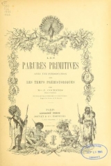 Cover of Les parures primitives - avec une introduction sur les temps préhistoriques