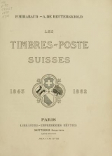Cover of Les timbres-poste suisses, 1843-1862 