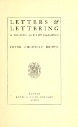 Cover of Letters & lettering