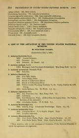 Cover of List of the Astacidae in the United States National Museum