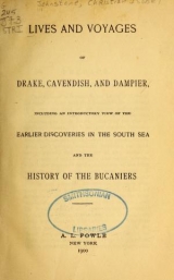Cover of Lives and voyages of Drake, Cavendish, and Dampier