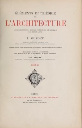 Cover of Éléments et théorie de l'architecture