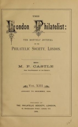 Cover of The London philatelist