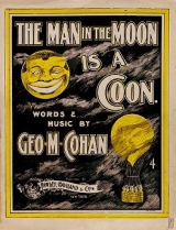 Cover of The man in the moon is a coon