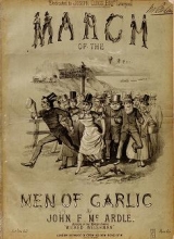 Cover of March of the men of Garlic