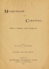 Cover of Masquerade and carnival
